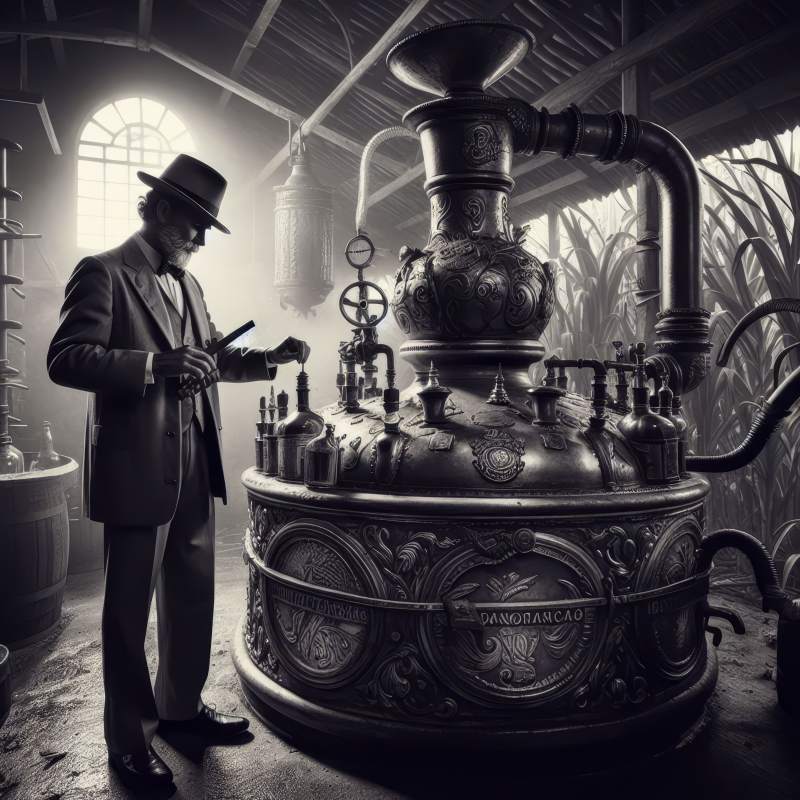 an old cachaça still